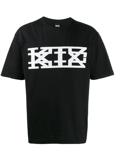 Ktz Printed Logo T-shirt In Black