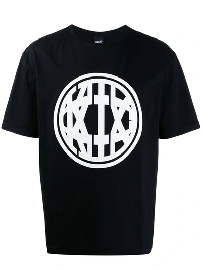 Ktz Printed Logo T-shirt In Black