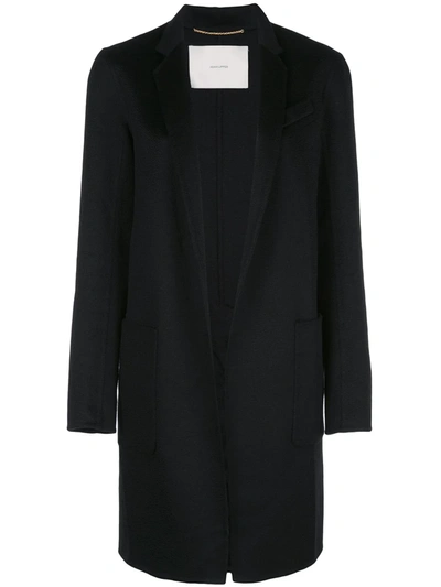 Adam Lippes Zibelline Car Coat In Black