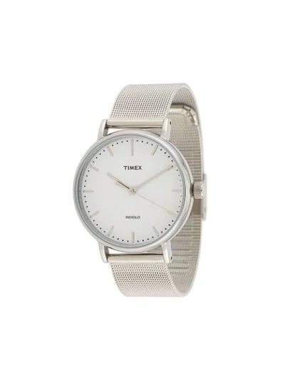 Timex Fairfield 37mm Watch In Silver