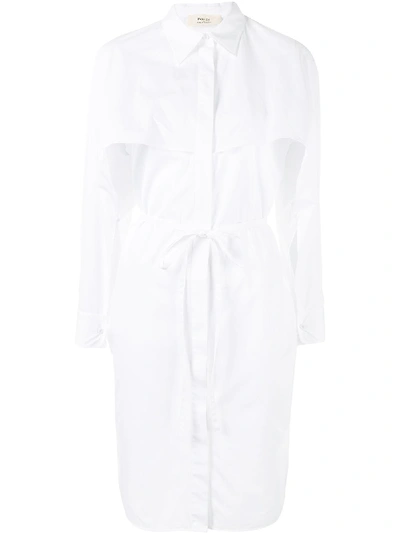 Ports 1961 Belted Shirt Dress In White