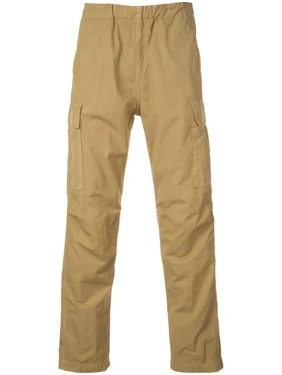Orslow Pull-on Cargo Trousers In Brown