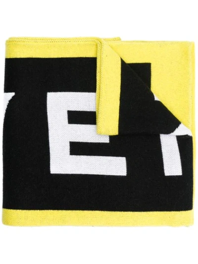 Givenchy 4g Knitted Scarf In Black