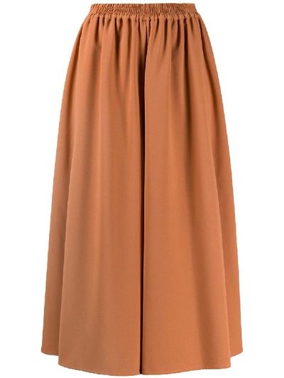 See By Chloé Flared Leg Trousers In Brown