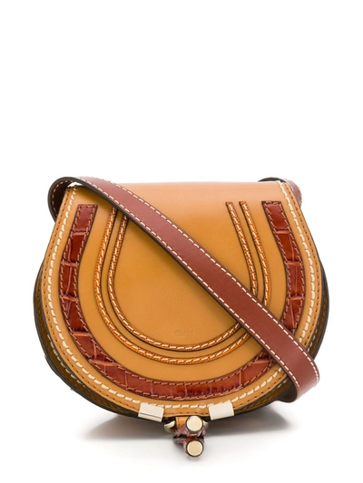 Chloé Mini Marcie Bag In Brown