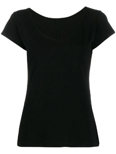 Styland U-neck T-shirt In Black