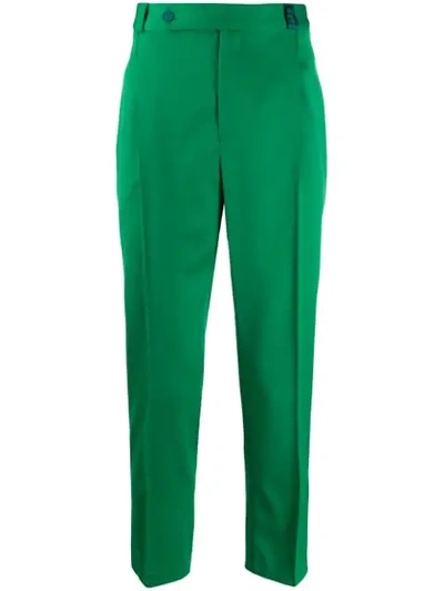 Styland Straight Leg Trousers In Green