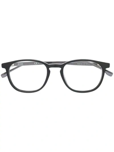 Hugo Boss Angular Glasses In Black