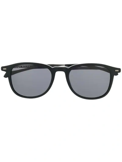 Hugo Boss Square Frame Sunglasses In Black