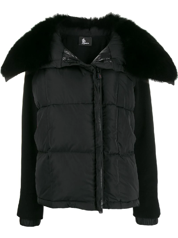 moncler fur collar jacket