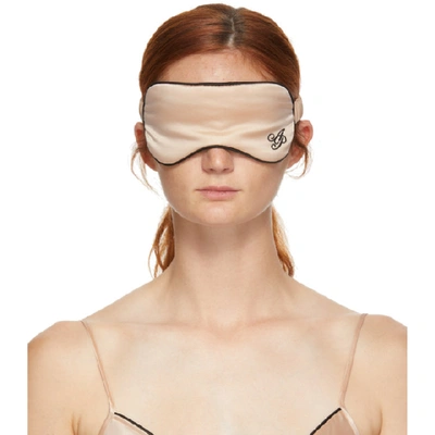 Agent Provocateur Pink Classic Eyemask In Pink/black