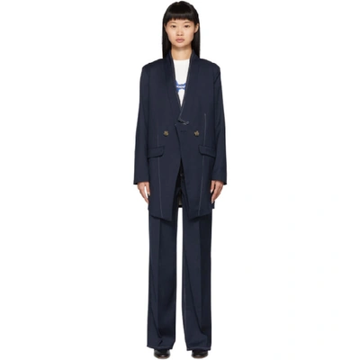 Won Hundred Navy Christina Blazer In Dress Blues