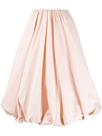 Simone Rocha Puffball Midi Skirt In Pink