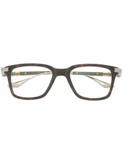 Dita Eyewear Interchangeable Frame Glasses In Brown