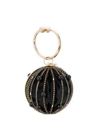 Rosantica Sasha Embellished Mini Bag In Black