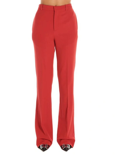 Balenciaga Women's Red Polyester Pants