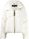 Nicole Benisti White Polyester Down Jacket