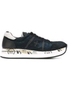 Premiata Conny Logo Patch Sneakers In Blue