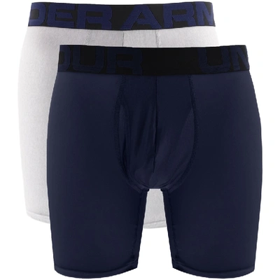 Under Armour 2 Pack Boxer Shorts Blue