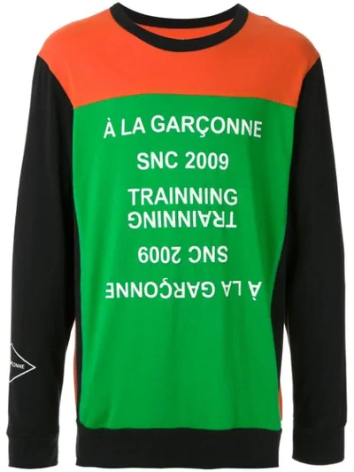 À La Garçonne X Hering Trainning T-shirt In Orange