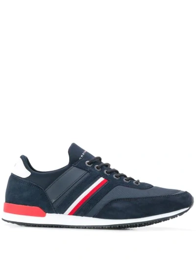 Tommy Hilfiger Iconic Sock Runner Sneakers In Blue