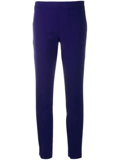 Moschino Skinny-fit Trousers In Blue