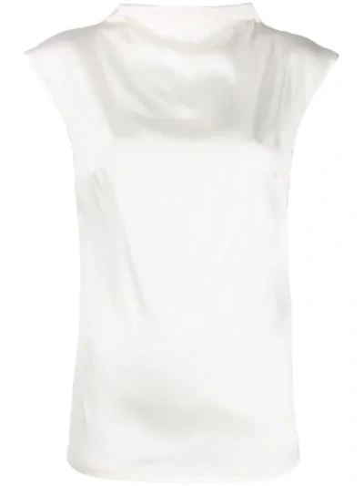 Styland Roll Neck T-shirt In White