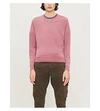 John Smedley Blenheim V-neck Wool Jumper In Foxglove Purple