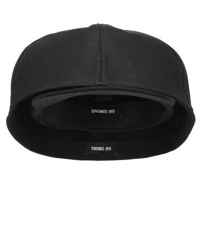 Raf Simons Doubled Cotton Hat In Black