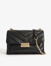 Michael Michael Kors Cece Quilted Leather Shoulder Bag In Black