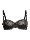 Chantelle Champs Elysses Lace Unlined Demi Bra In Black