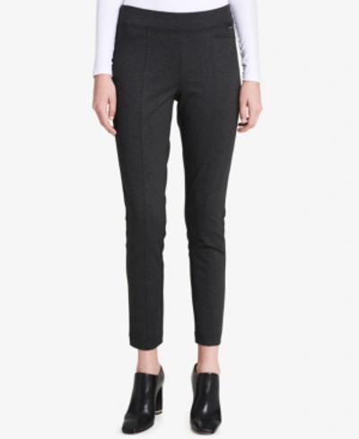 Calvin Klein Patterned Trouser Leggings In Black