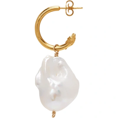 Alighieri Gold-plated The Lion And The Baroque Single Earring