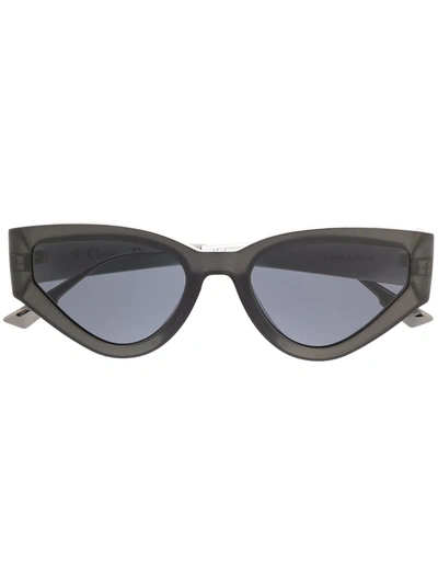 Dior Catstyle1 53mm Cat Eye Sunglasses In Blue