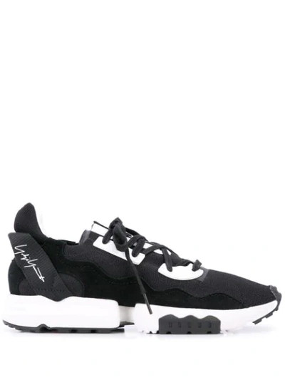 Y-3 Zx Torsion Low-top Sneakers In Black