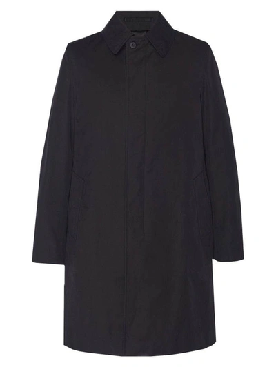 The Row Black Leather Parker Coat