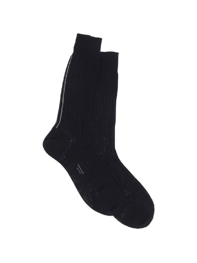 Thom Browne Socks In Black