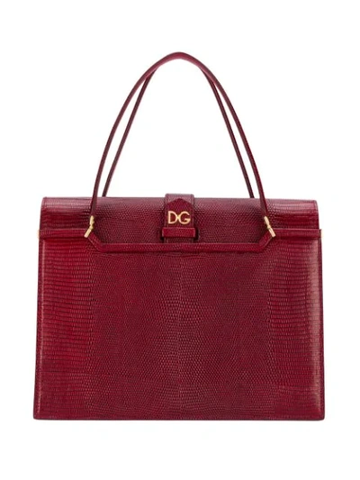 Dolce & Gabbana Ingrid Small Tote In Ruby