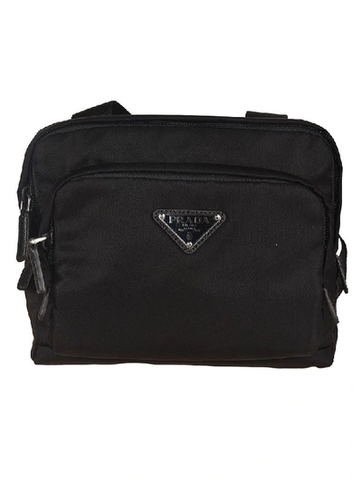 Prada Torso Shoulder Bag In Black