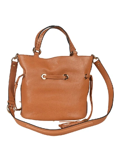 Lancel Classic Large Tote In Camel