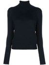 Nili Lotan Cashmere Turtle Neck Jumper In Black