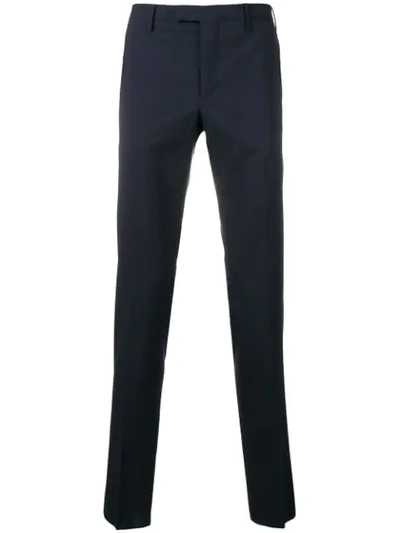 Pt01 Skinny Fit Tailored Trousers In Blue