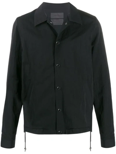 Fumito Ganryu Shell Shirt Jacket In Black