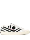 Moa Master Of Arts 'playground' Sneakers Im Used-look In White/black