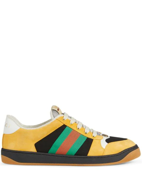 yellow gucci trainers