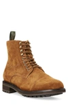 Polo Ralph Lauren Bryson Cap Toe Boot In Polo Snuff Suede