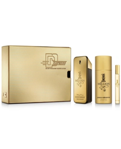 Paco Rabanne 1 Million Eau De Toilette 3-piece Gift Set ($160 Value)