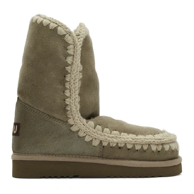 Mou Taupe 24 Mid-calf Boots In Dugol