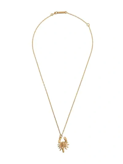 Ambush Scorpio Pendant Necklace In Gold