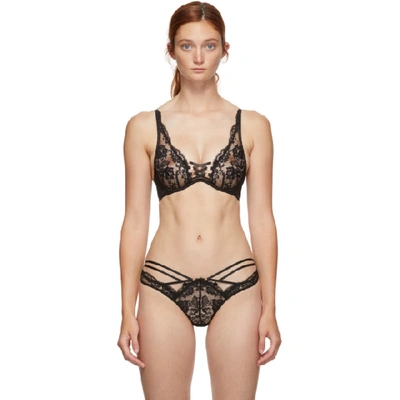 Agent Provocateur Black High Apex Essie Bra